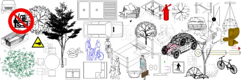 Raccolta blocchi per autocad in dwg